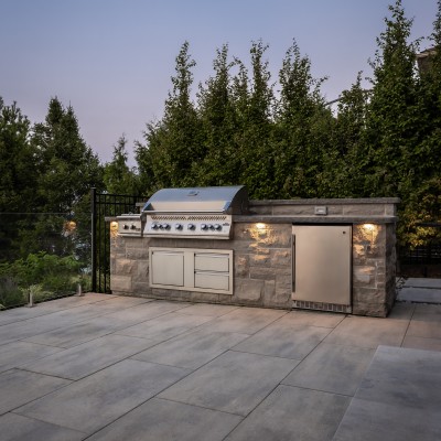 outdoor kitchens