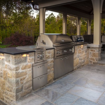 outdoor kitchens