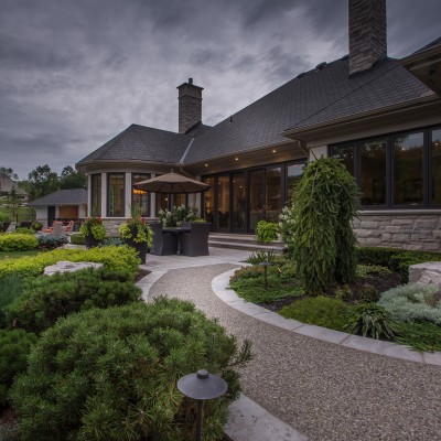 natural stone walkways