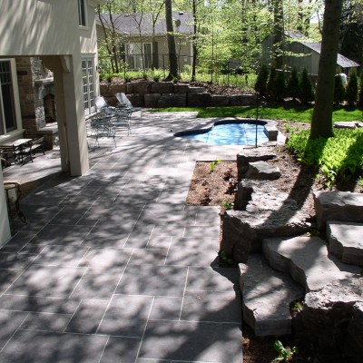 natural stone walkways