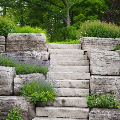 natural stone walkways