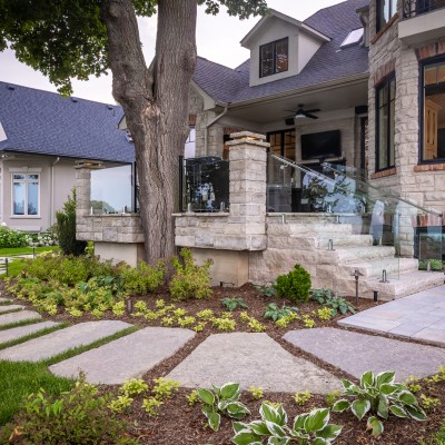 natural stone walkways