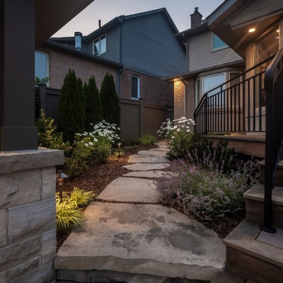 natural stone walkways