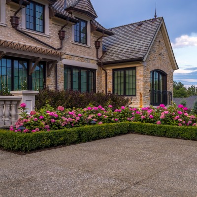 burlington landscape modern chateau