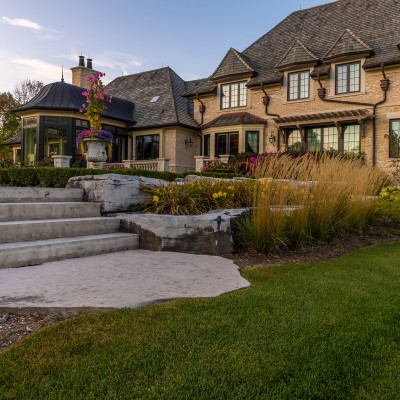 burlington landscape modern chateau